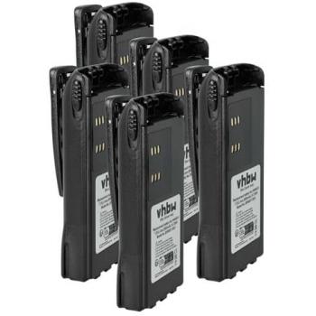 Motorola Compatible 5x 2600 mAh Battery Set by Vhbw