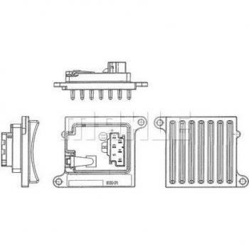 MAHLE ORIGINAL ABR 36 000P Regolatore, Ventitlatore abitacolo