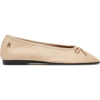 Tommy Hilfiger Ballerine Soft Leather Bow Rosa