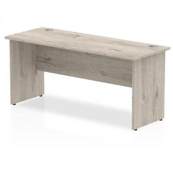 Impulse 1600 x 600mm Office Desk with Grey Oak Top