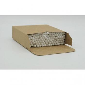 Knospen‑Weiß Bambustupfer – 100 % Bio Baumwolle, umweltfreundlich