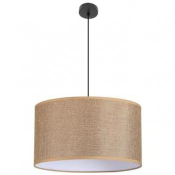 Lampadario Jin 3 x 27 LED Nero/Marrone Regx60x60 cm senza copertura