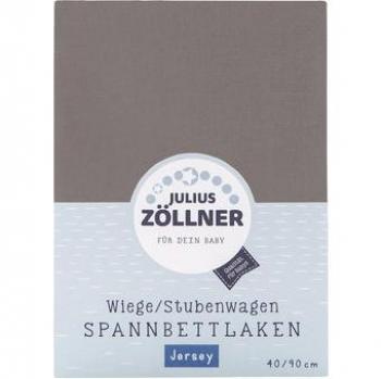 JULIUS ZÖLLNER Lenzuolo fisso Jersey antracite 40 x 90 cm