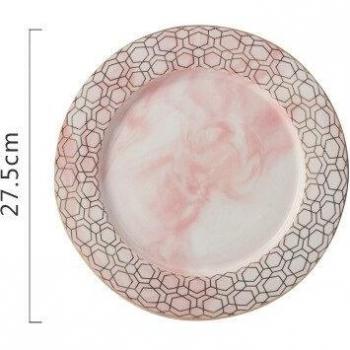 Ensemble d'assiettes modernes en porcelaine