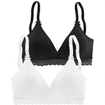 Sujetador Petite Fleur Preta Blanca