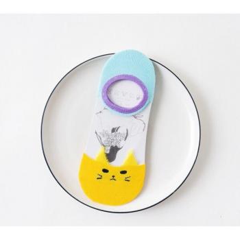 Niedliche Karikatur-Katzenkurzsocken