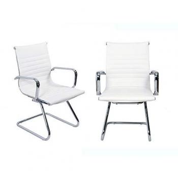 Poltrona Eleganza Bianca – Set da 2 con Design Atteso