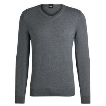 Sweter męski z dzianiny z wełny owczej model 'Baram'