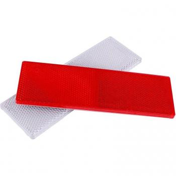 Truck Safety Warning Tape – 2 Pack, High Visibility Plastic Reflective Panels with Strong Adhesive