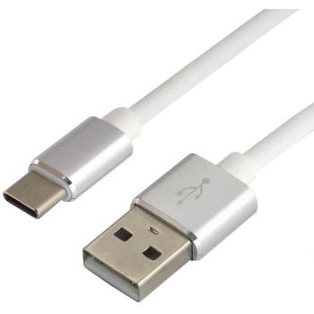 Everactive Cavo USB‑C 1 m – Ricarica Veloce 3A in Silicone Bianco