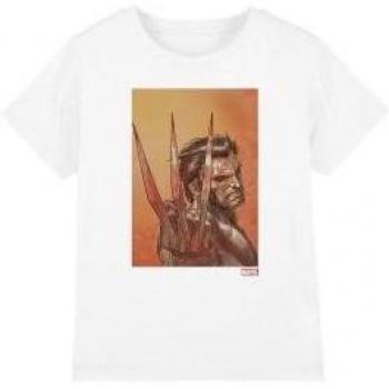 T-shirt blanc X-Men Wolverine pour petits 3-4 ans