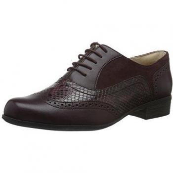 Clarks Hamble Oak, Zapatos Derby, Talla 39.5 EU, Morado
