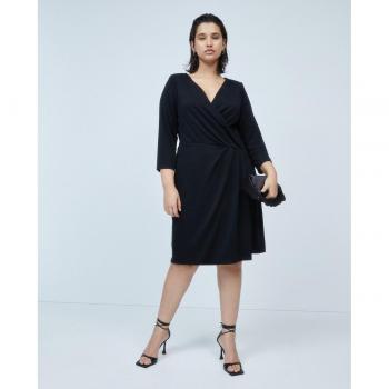 Vestido de punto corto con lurex Couchel
