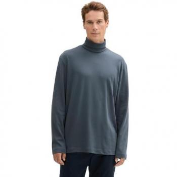 Tom Tailor Rollkragenpullover 1043993 Blau Regular Fit