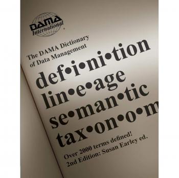 The DAMA Dictionary of Data Management 2nd Edition