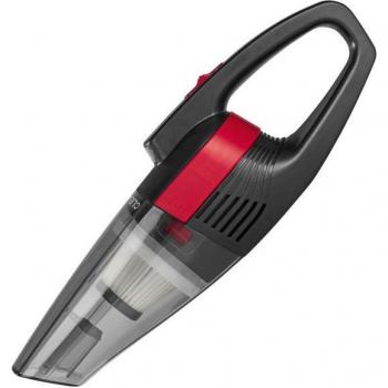 CLEANmaxx tragbarer Akku-Staubsauger grau/rot