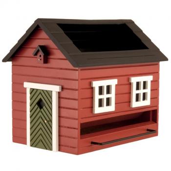 Red House Bird Feeder & Bath Combo – Wildlife Garden WG352
