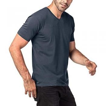 LAPASA Dual-Set Super Soft Short Sleeve V-Cut Underwear for Men