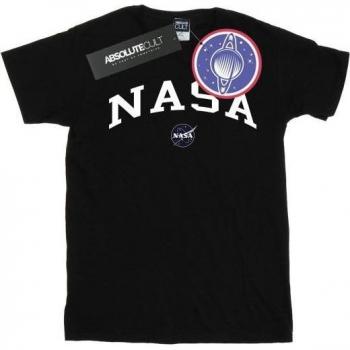 T-shirt NASA Uomo Logo Universitario Nero