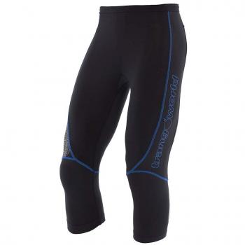 Trangoworld SAHUN Pantalones Pirata Hombre XL Negro/Azul Oscuro