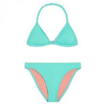 Set bikini triangolare O’Neill Kids blu ciano