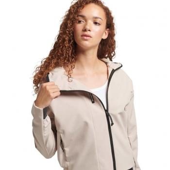 Veste Softshell Beige Femme Superdry
