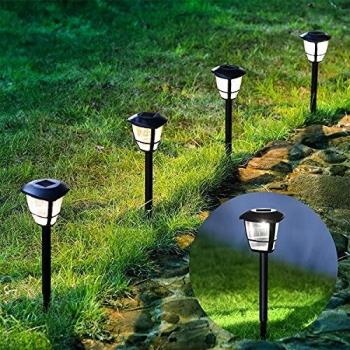 Luces LED solares para césped (12 piezas)