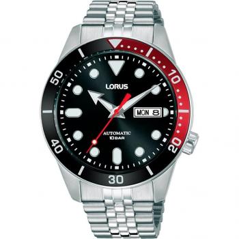 Lorus - Reloj de hombre Sport man RL447AX9 automático de acero y correa plateada