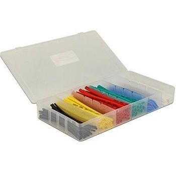 DELOCK Schrumpfschlauch Kollektion, 100‑teilige farbige Packung