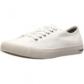 Seavees Monterey Classic Trainer – Weißer Canvas Herren in Creme EU 43 / UK 9