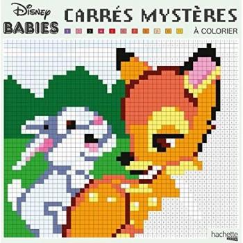 Carré Mystères Disney Babies À Colorier