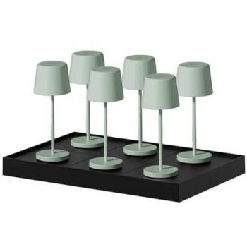 LUMISKY EcoKell 6 Lámpara Mesa Verde