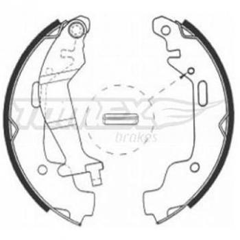 Brake Shoe Set – TOMEX TX 21‑10 – Premium Performance