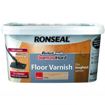RONSEAL Perfect Finish Floor Varnish, Clear, 2.5L