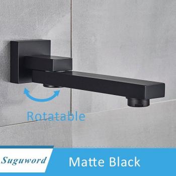 Suguword Handle-Free Brass Bath Shower Outlet Spout