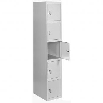 Taquilla SIMONLOCKER PROF. DISM. 5 DOORS 1/5 400 INI GRIS - 90333D1542 - Simon Rack