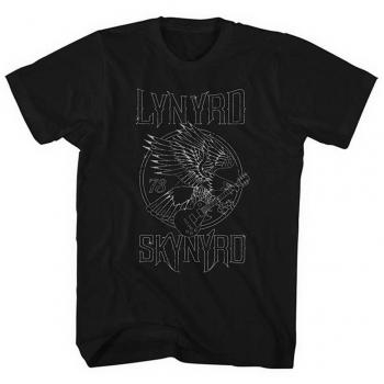 Lynyrd Skynyrd - Eagle Guitar 73 - T-Shirt - Schwarz - S - 100% Baumwolle