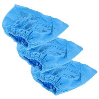 Sac filtrant bleu compatible Einhell TH-VC 1820 SA, 1820 ARG / EX, 1825 - Lot de 3