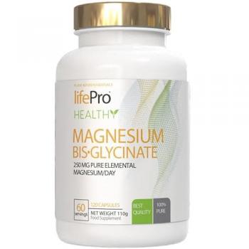 Bisglicinato de magnesio 120 cápsulas Life Pro