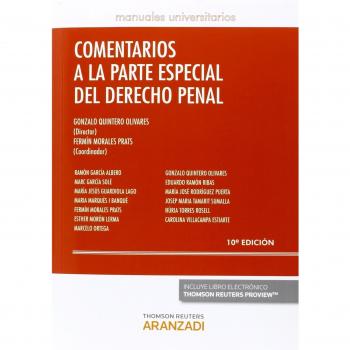 Comentarios a la parte especial del Derecho penal