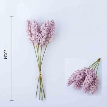 Bouquet de fleurs artificielles 6 pièces pour décoration murale