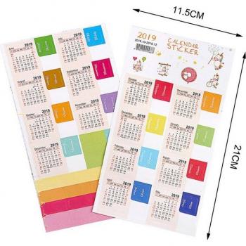 Kalender Aufkleber Organizer 2 Stück/Packung Nette Mini Dekorative Aufkleber