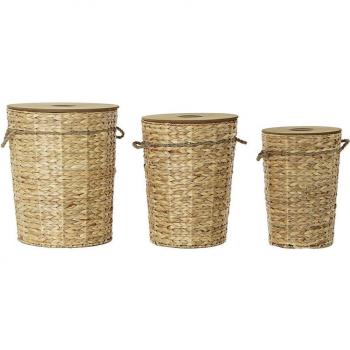Set de Cestas de Almacenamiento DKD Home Decor