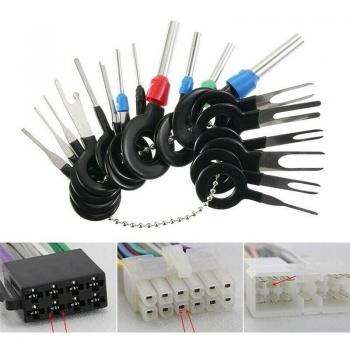 Kit desenganche de terminales de cable para automóvil (38 piezas)