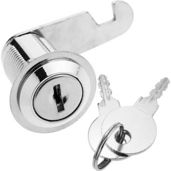 PrimeMatik Nockenschloss 32mm x M18 mit flachem Schlüssel