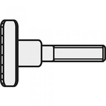 TOOLCRAFT M312 D464-5.8:A2K 194770 Viti zigrinate M3 12 mm din 464 Acciaio galvanizzato zinco 10 pz