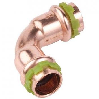 Raccord Cuivre Coudé 90° à Sertir - Femelle - 54 mm - Aalberts