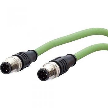 Dual-M12 4-Contact Wire Harness – 2 Meter (VBL402)