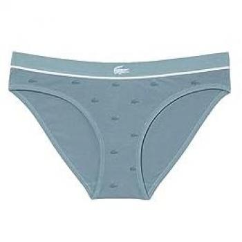 Braga Lacoste Stretch Monogram azul para mujer