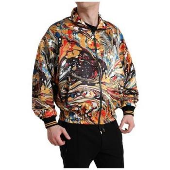 Dolce & Gabbana Bomber Astratto L Poliestere Multicolorato